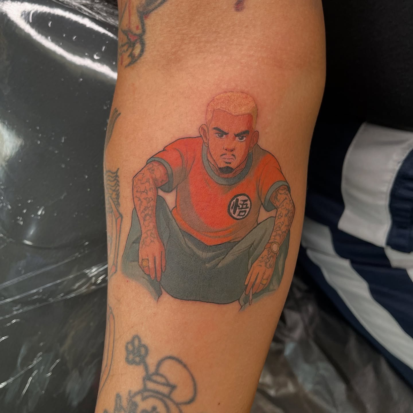 Tattoo by @space.paranoid — anime