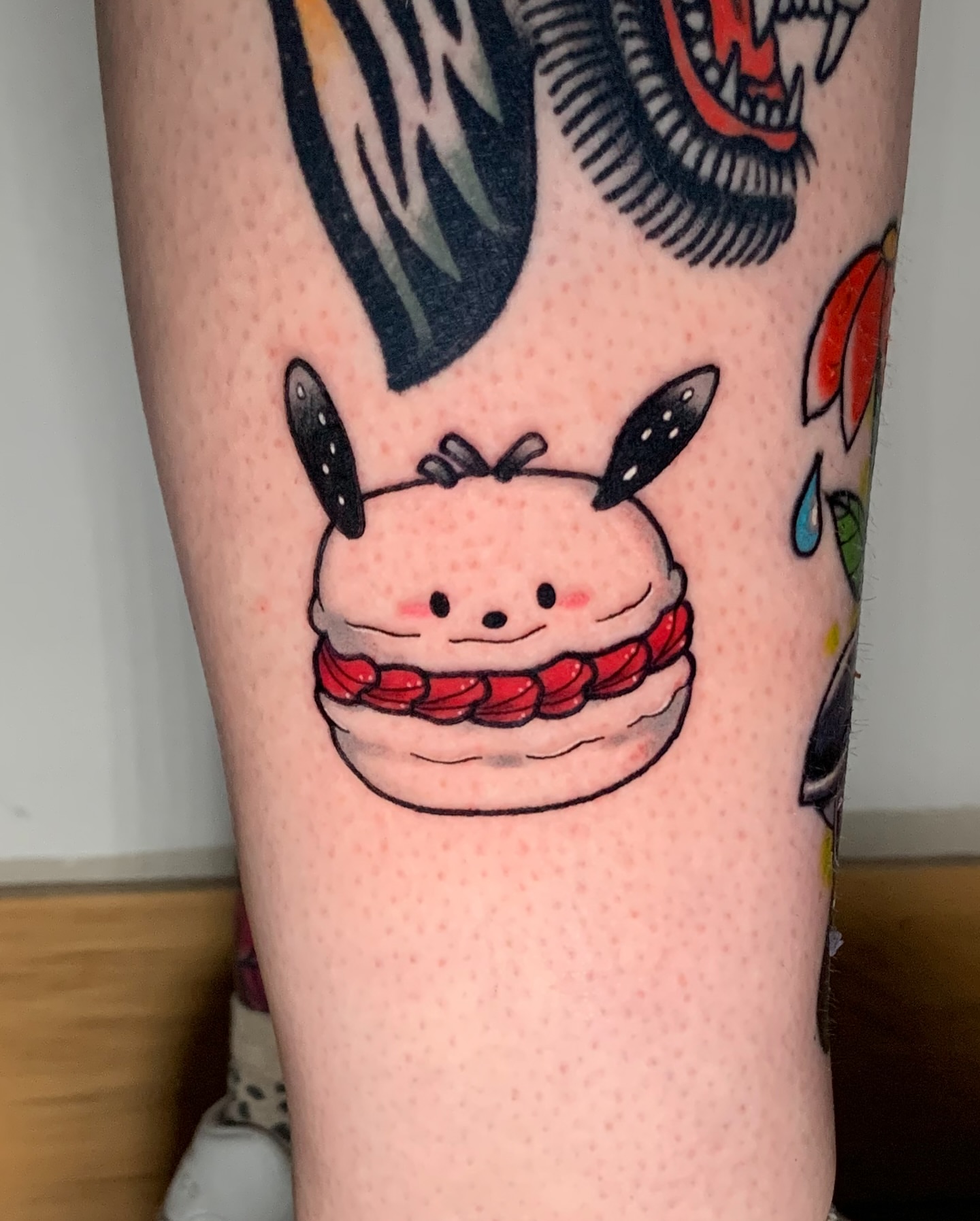 Tattoo by @chibicosori โ dotwork