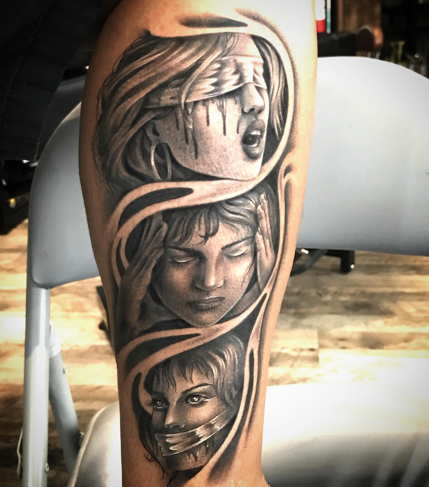 Tattoo by @heathersyvilla — realism, dark_realism