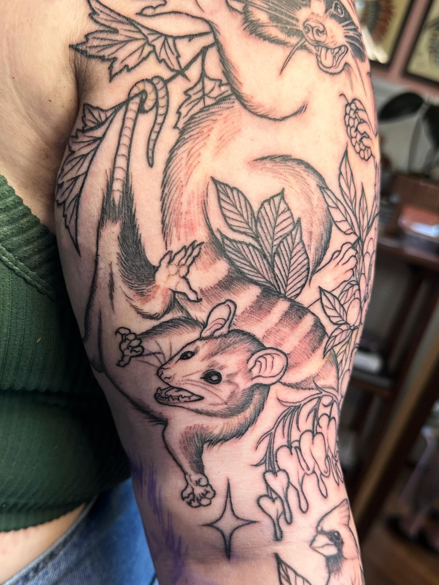 Tattoo by @langley_osborn — realism, black_and_grey