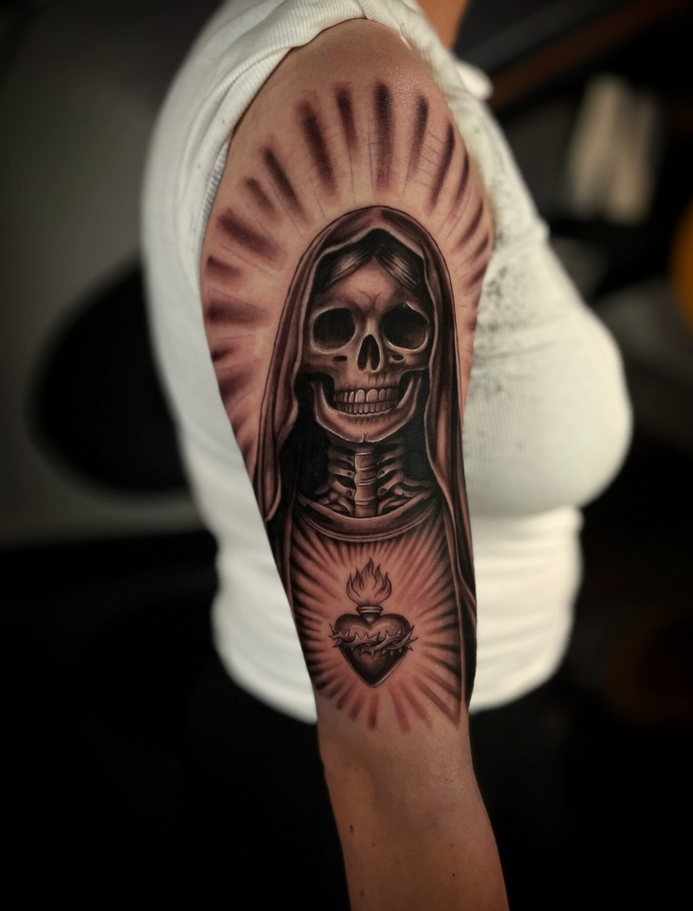 Tattoo by @chrisraymyerstats — realism, dark_realism