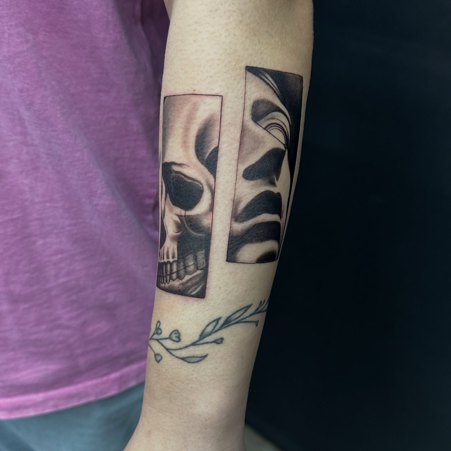 Tattoo by @persialeilani — black_and_grey, geometric