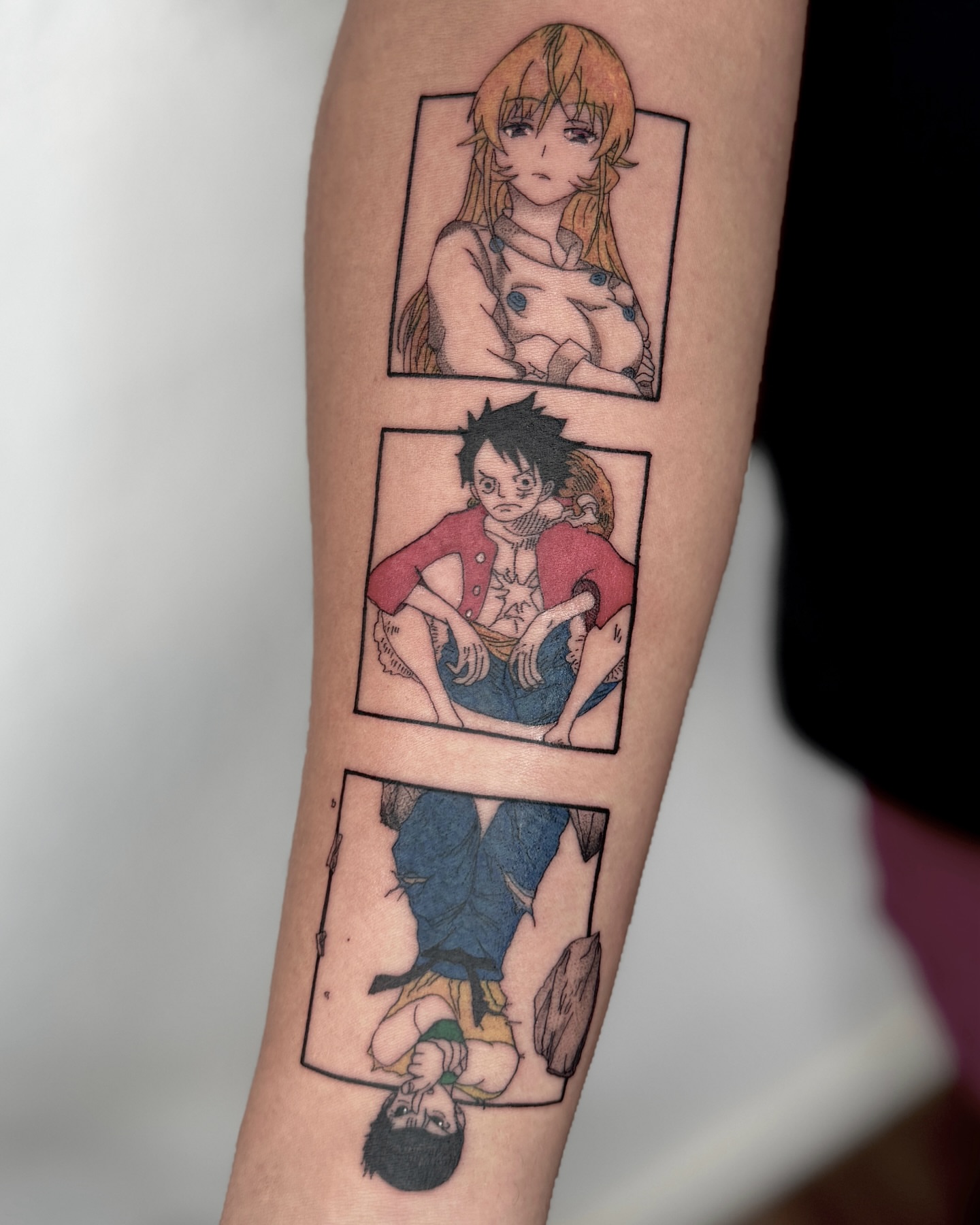 Tattoo by @a.ink.tattoo_leo — anime