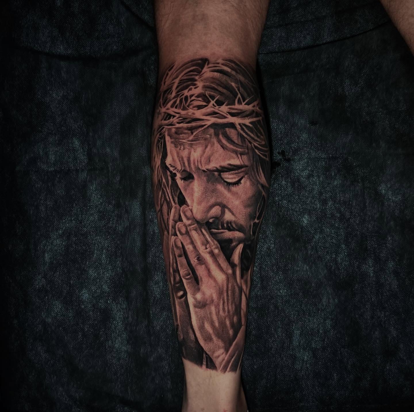 Tattoo by @acruz_707 — realism, dark_realism