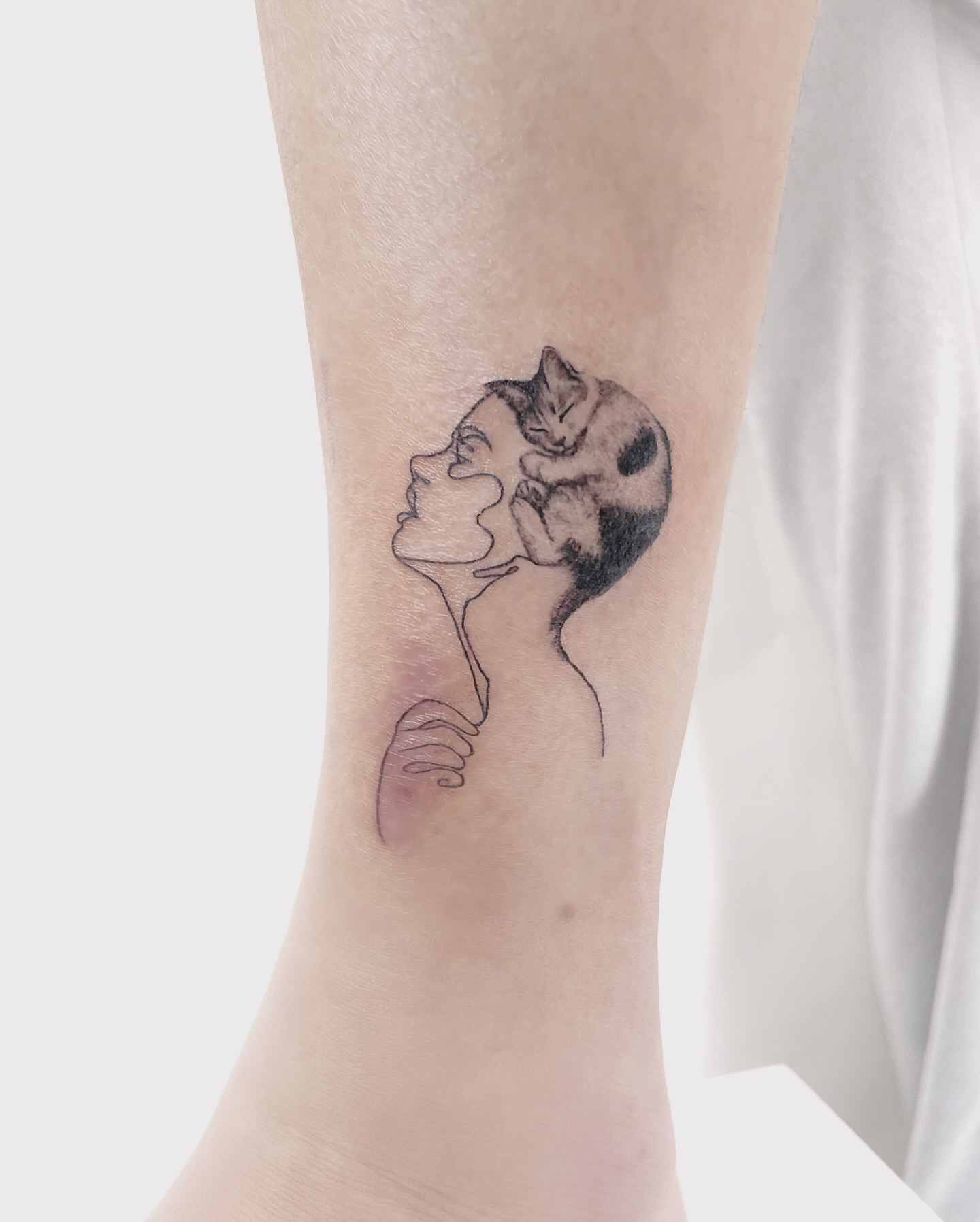 Tattoo by @sove_ink — black_and_grey