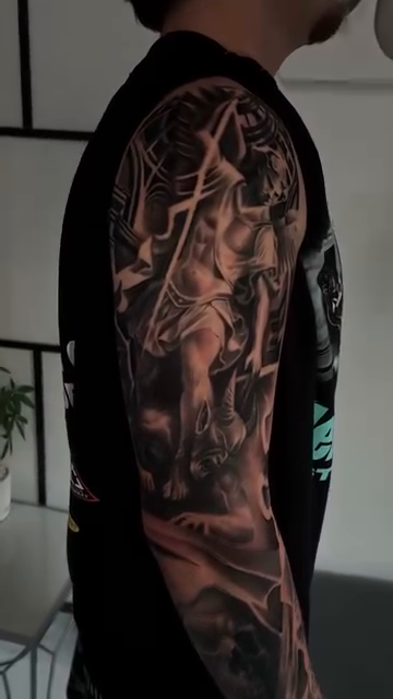 Tattoo by @alfredoadametattoo — realism, black_and_grey