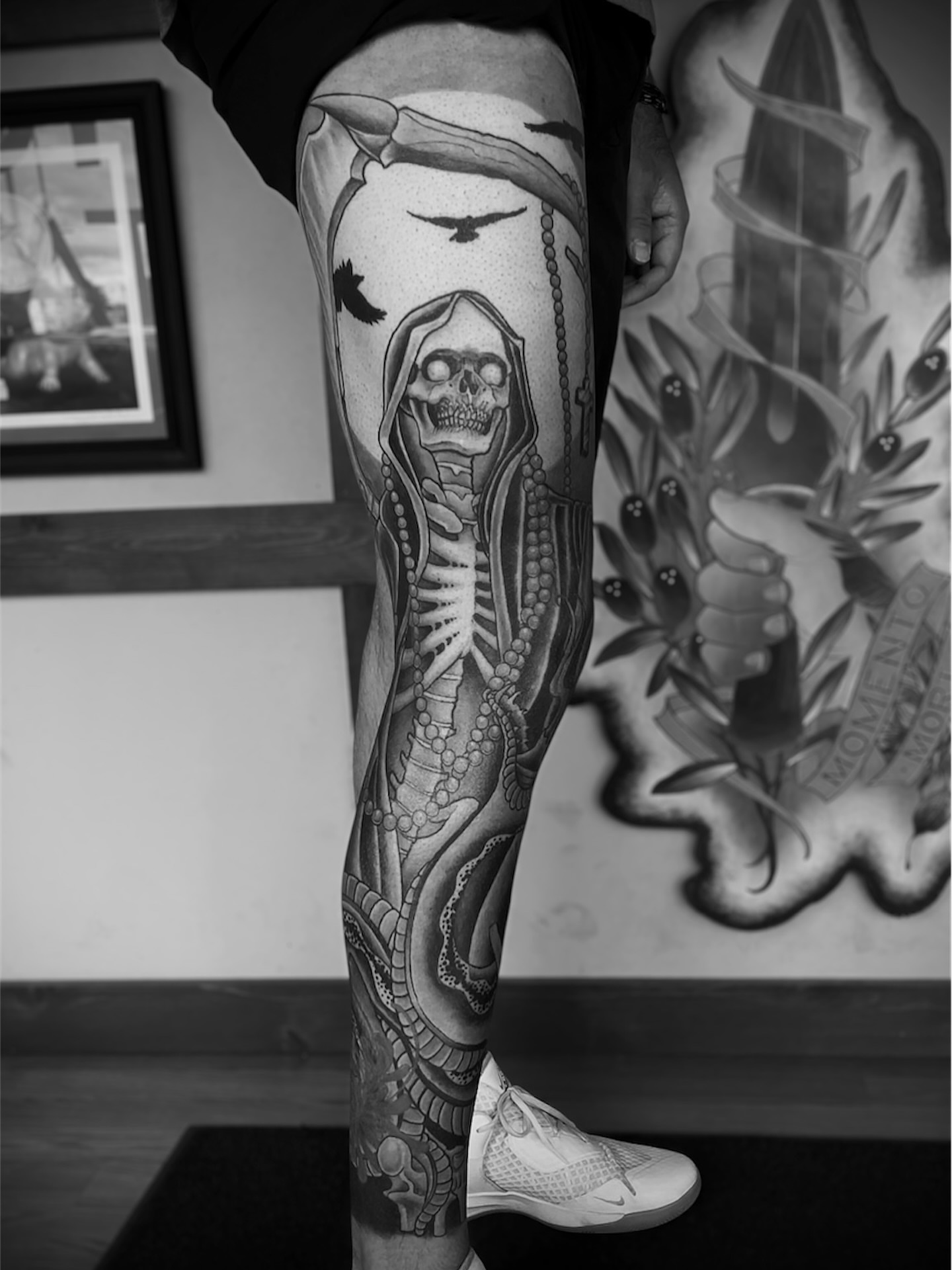 Tattoo by @geddyanderson — black_and_grey, realism
