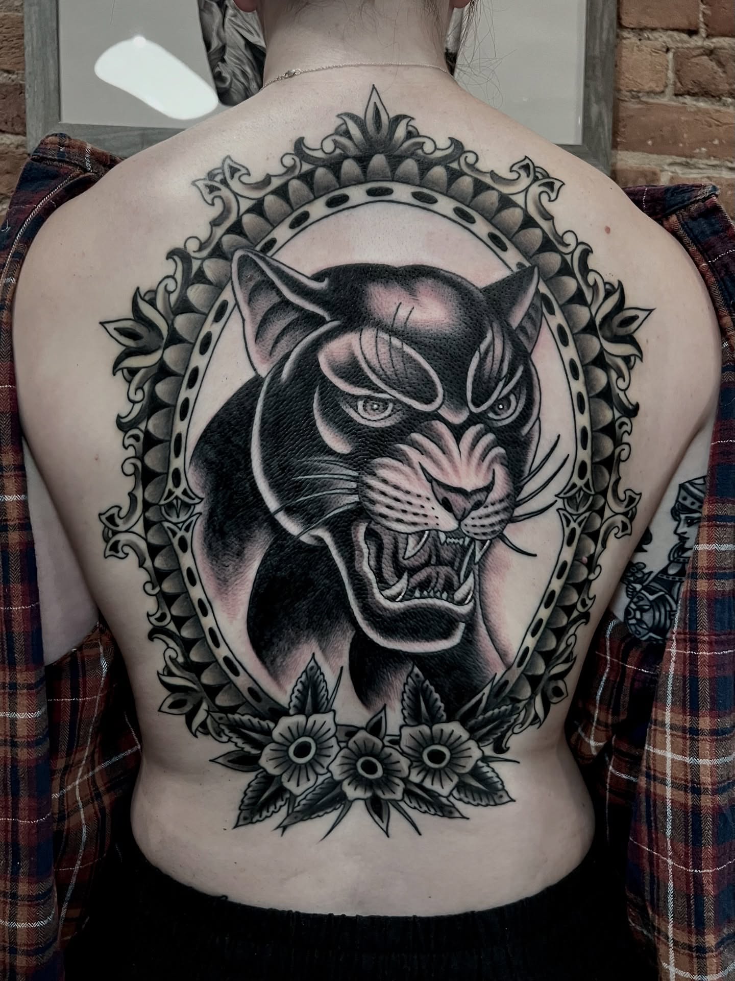 Tattoo by @brandonswansontattoo — black_and_grey