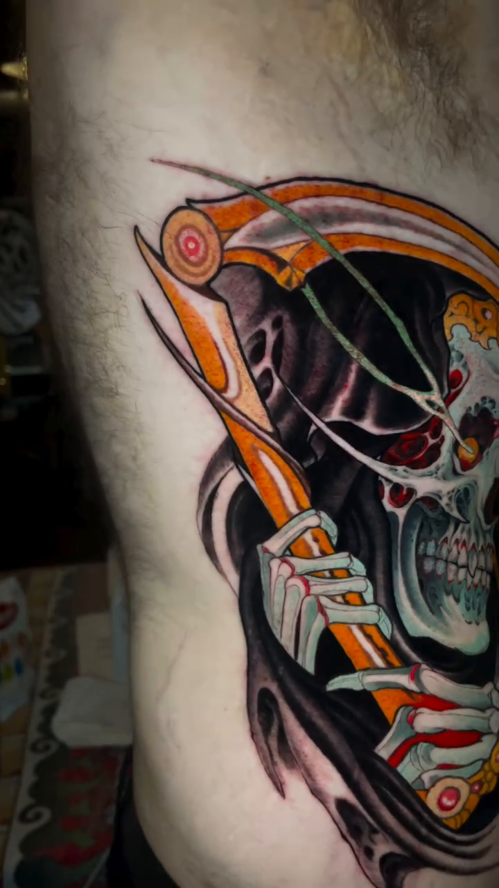 Tattoo by @aaronriddletattoos — neo_traditional, dark_realism