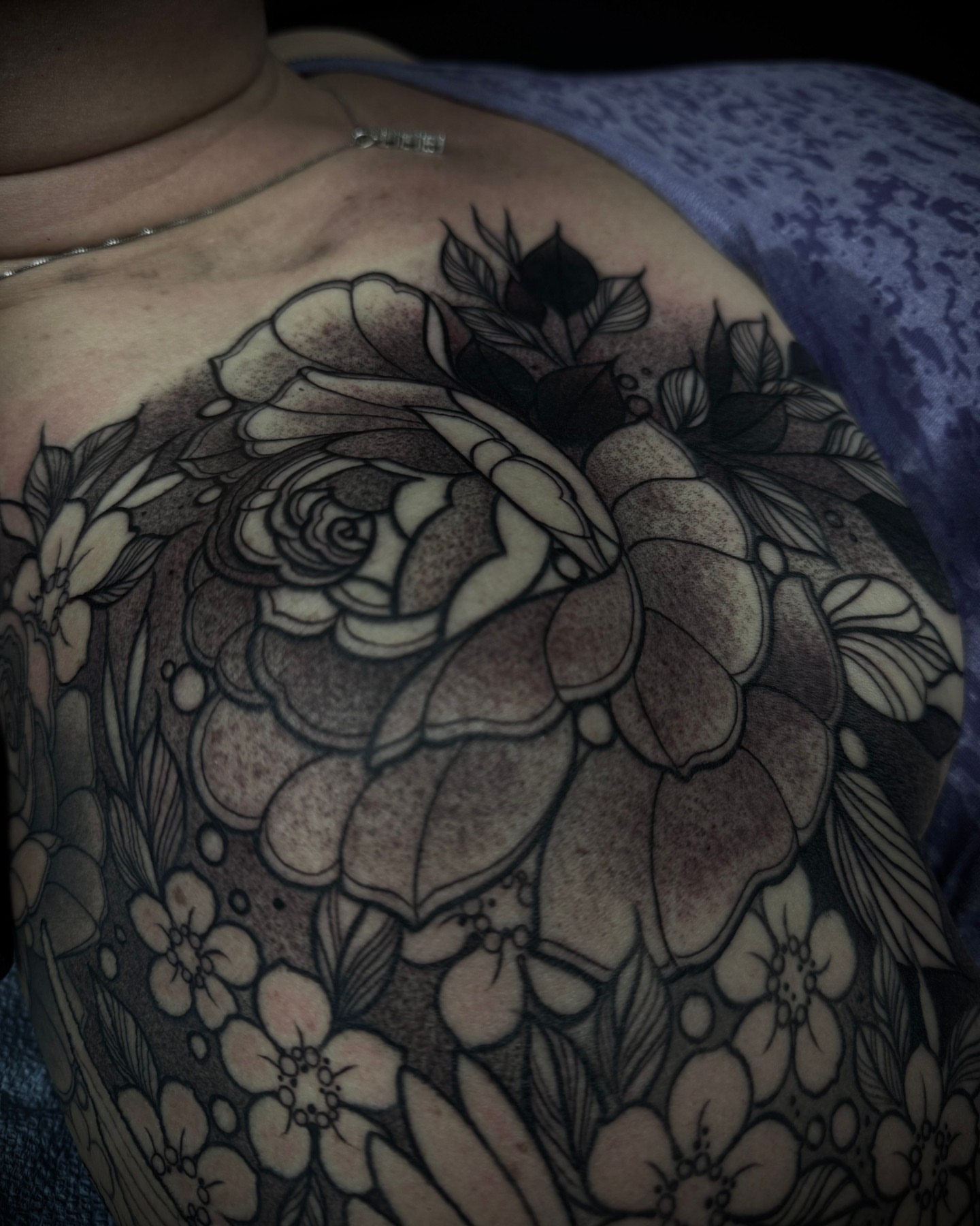 Tattoo by @m2thebtattoos — black_and_grey