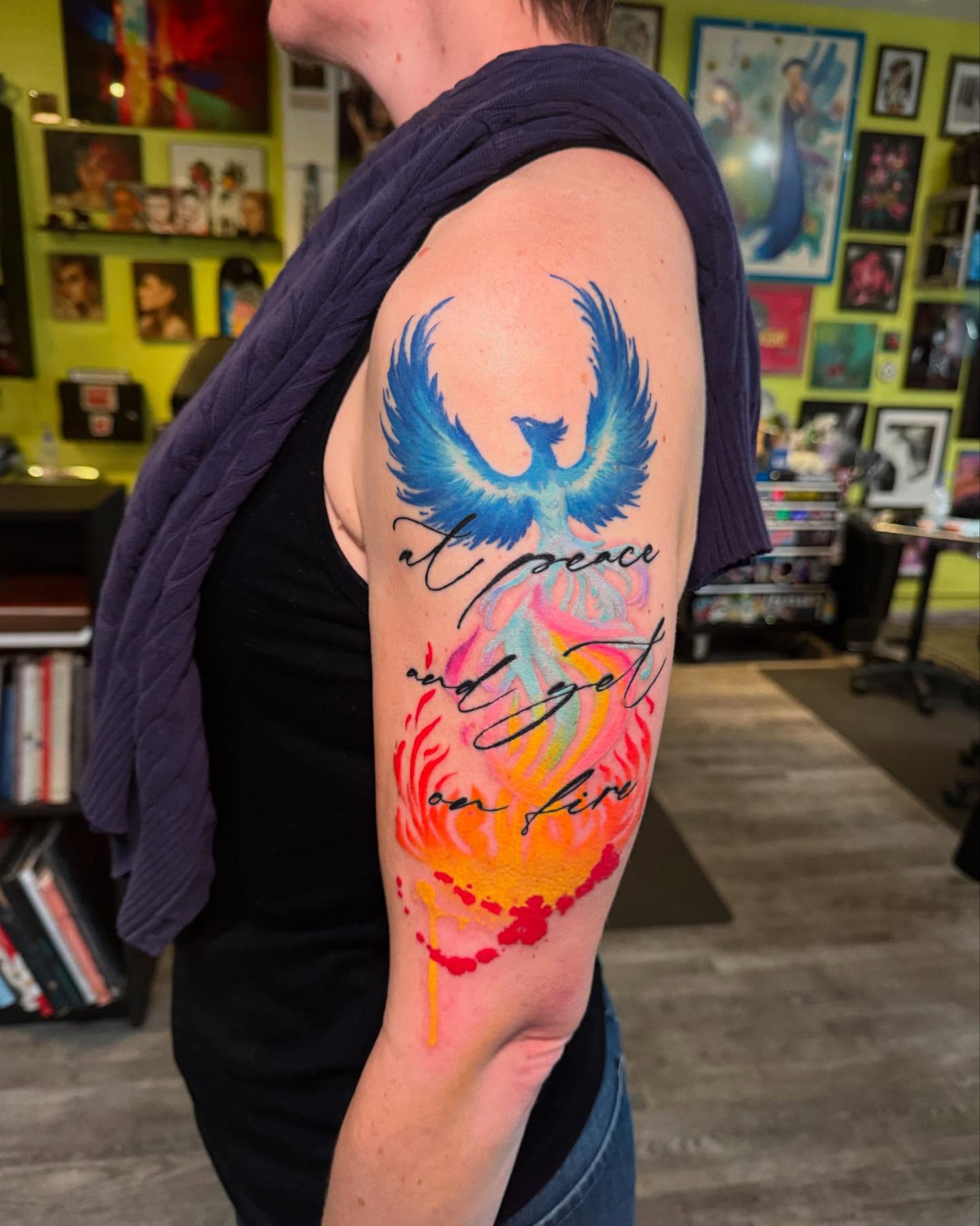Tattoo by @stevielichous — watercolor, new_school