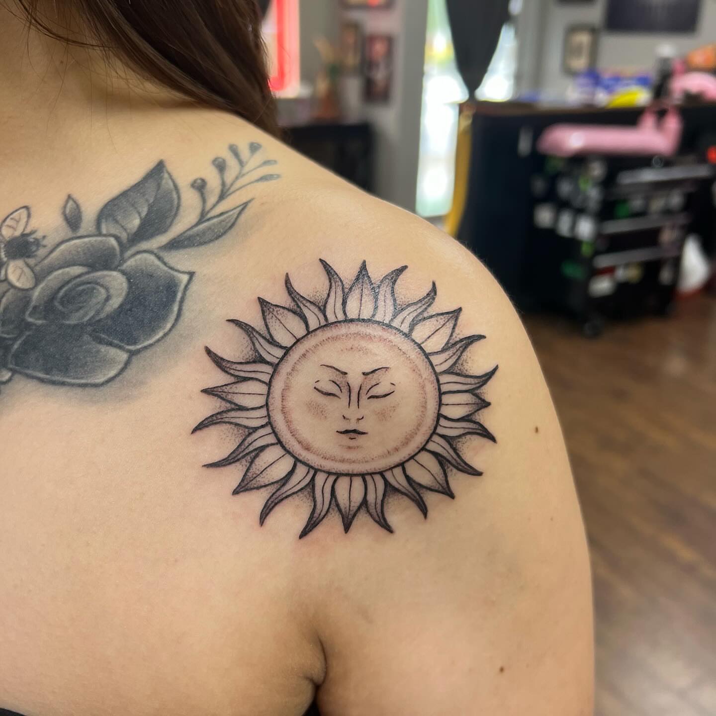 Tattoo by @allisoninkstattoo — dotwork