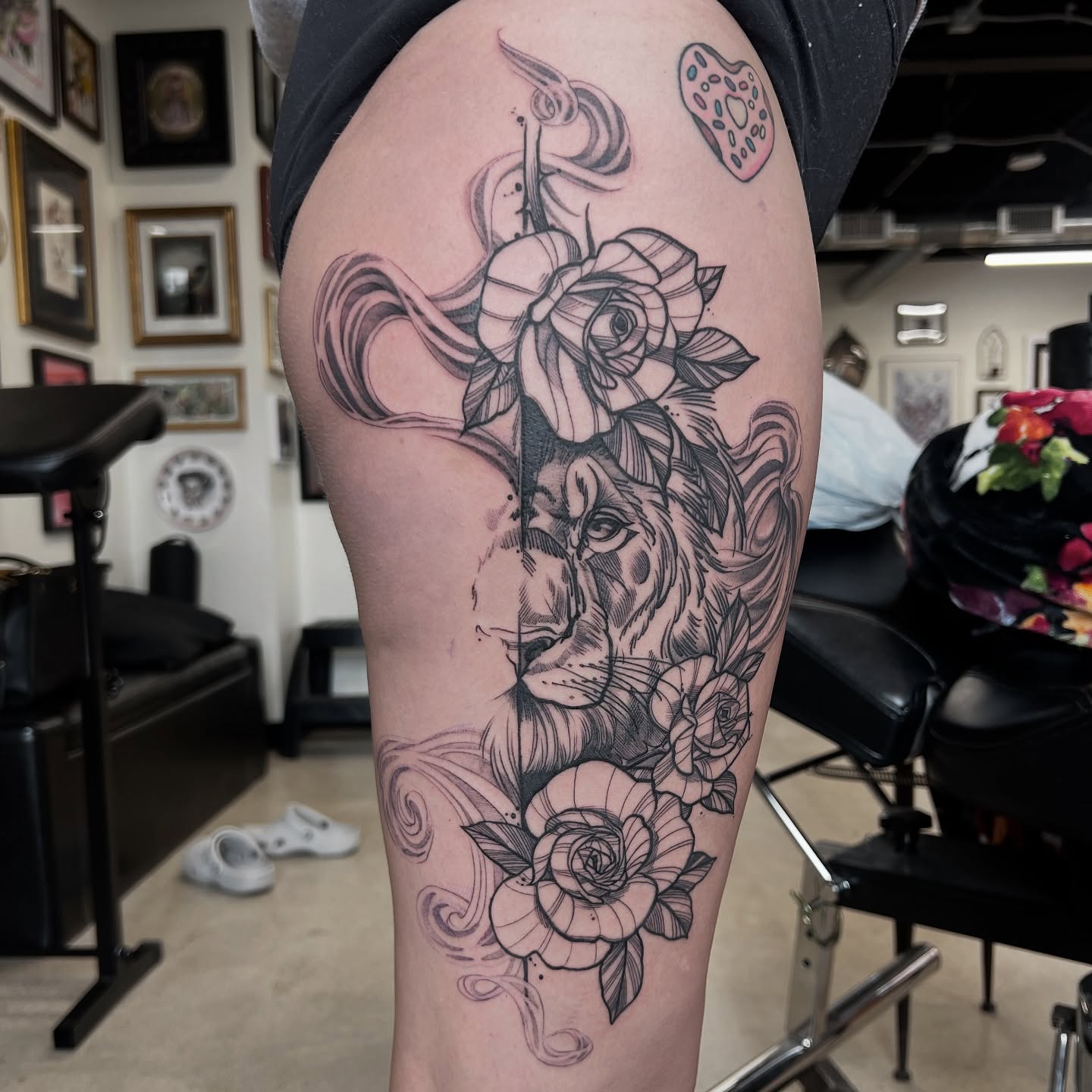 Tattoo by @libbytattoo — black_and_grey, realism