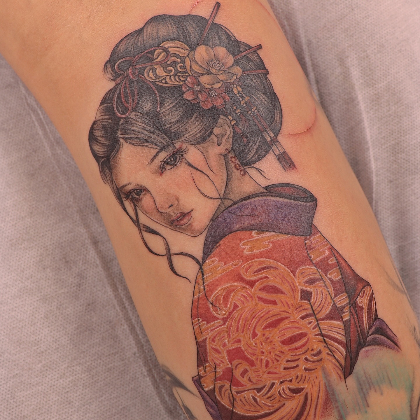 Tattoo by @irislamht — japanese_irezumi, realism