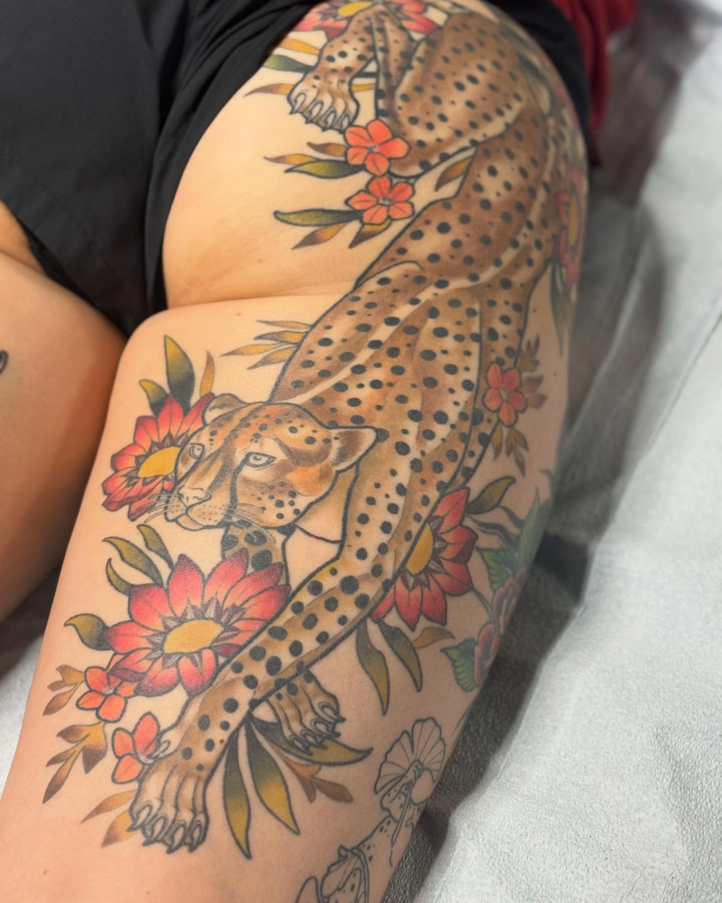 Tattoo by @chanimurat — american_traditional, dotwork