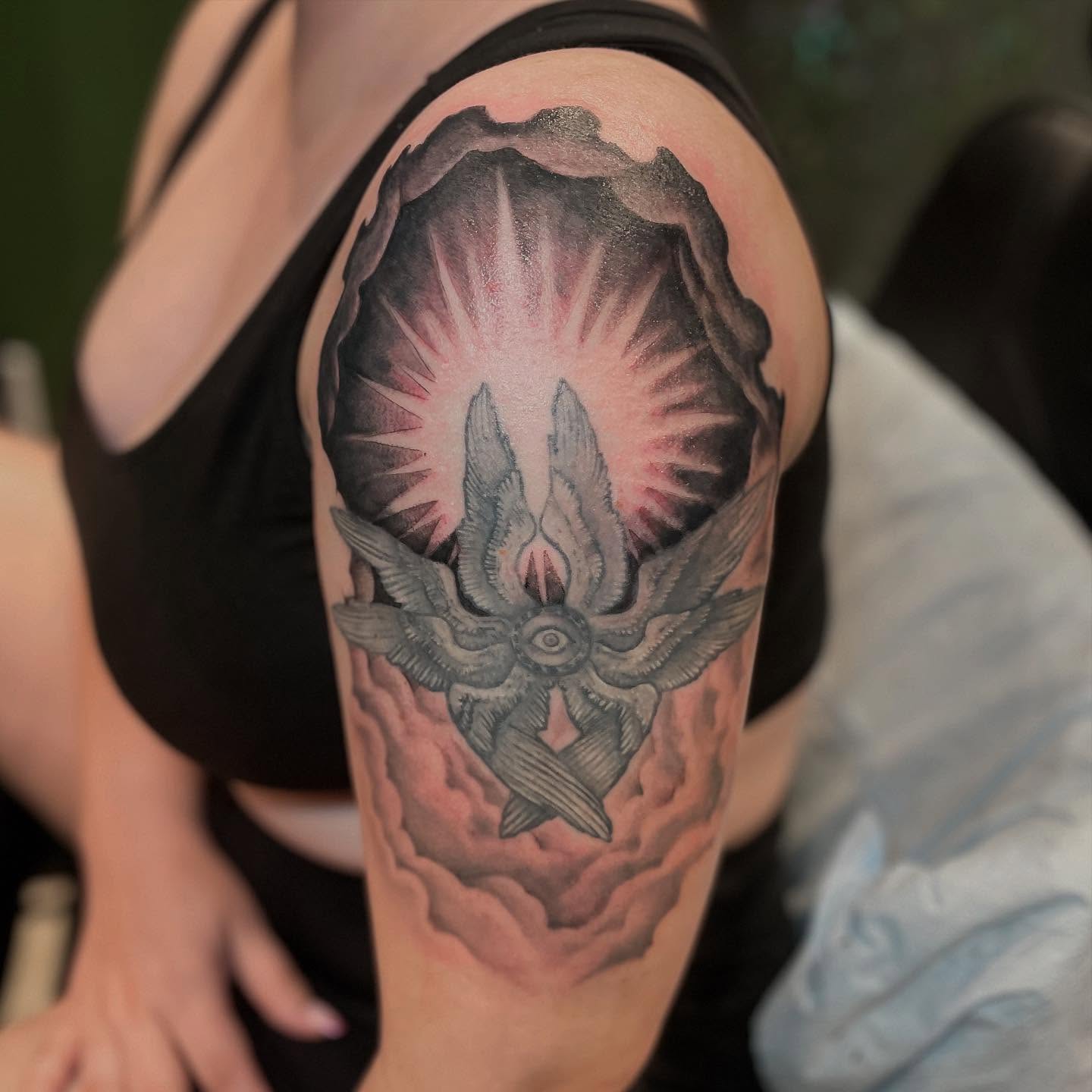 Tattoo by @jean13.tattoo — black_and_grey, realism