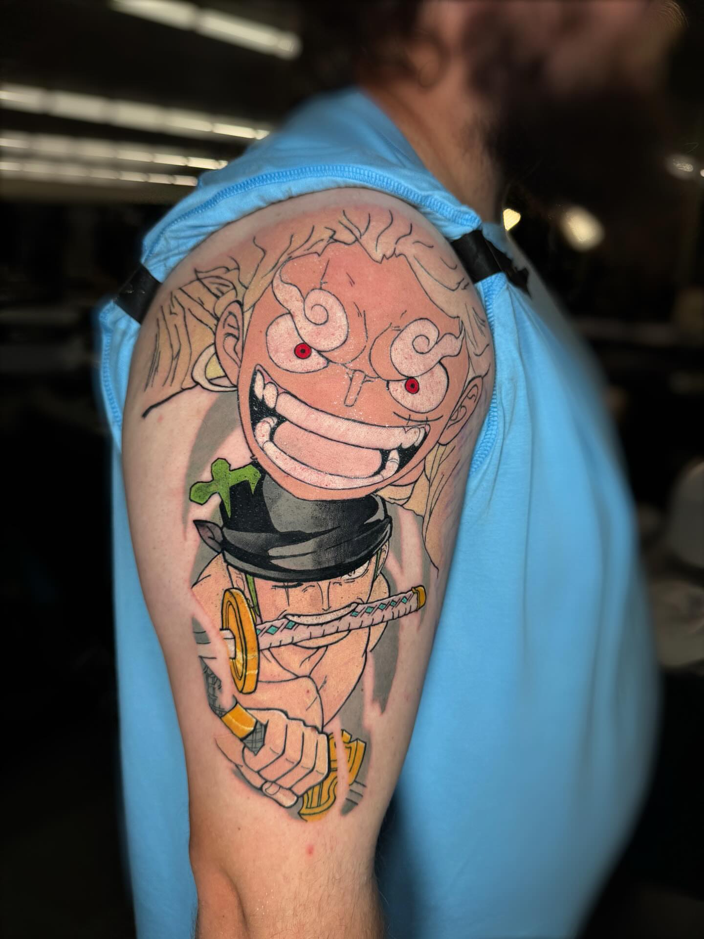 Tattoo by @dublink__ — anime