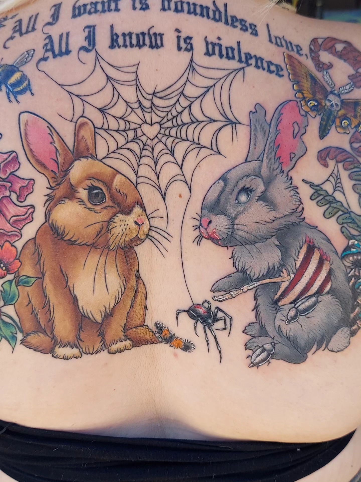 Tattoo by @you_aint_seen_muffins_yet — realism, dotwork