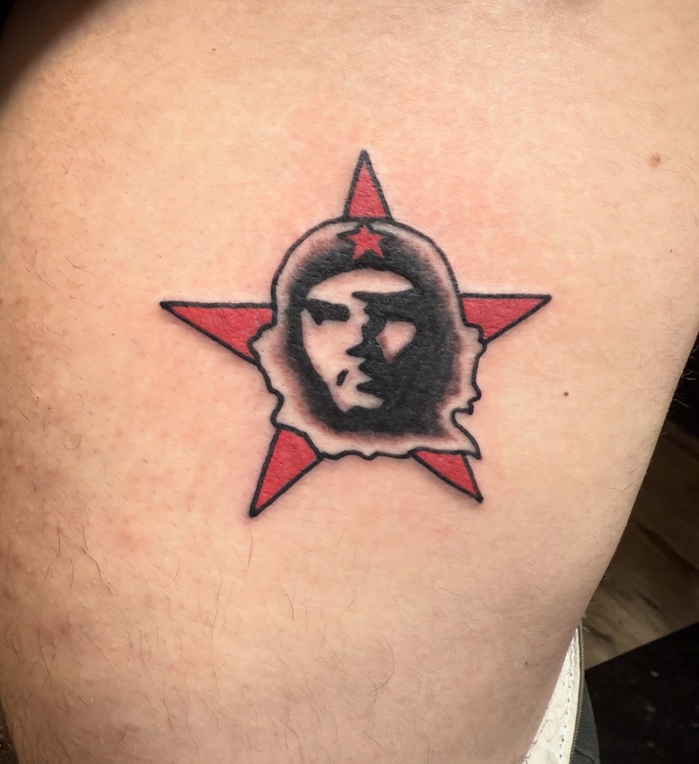 Tattoo by @bigmoon_18 — black_and_grey
