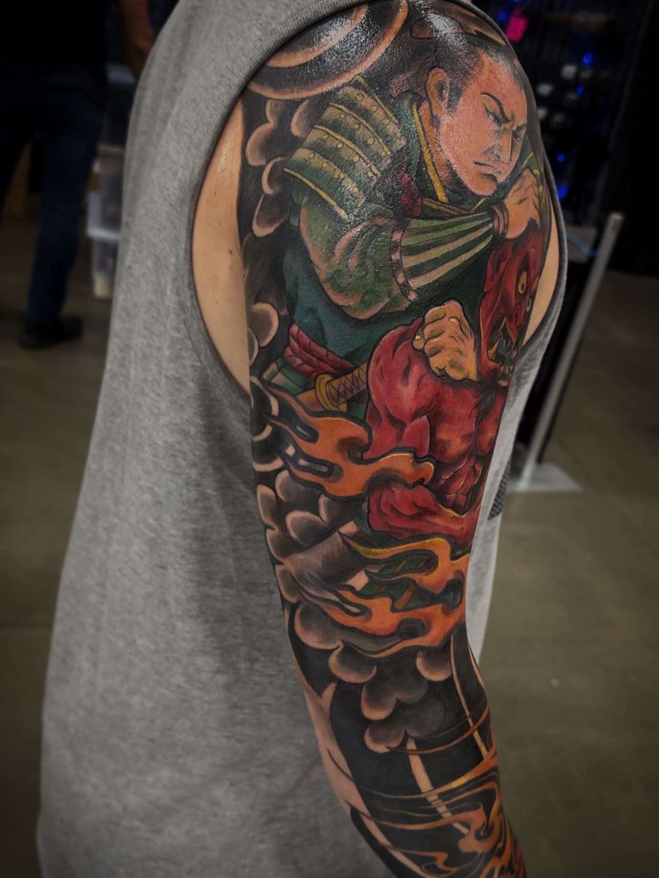 Tattoo by @rockemtatts — japanese_irezumi