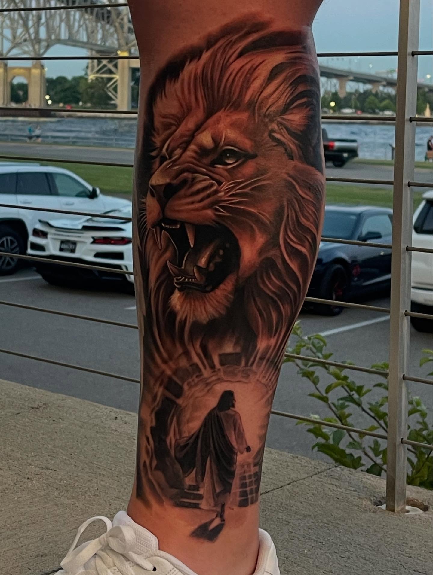 Tattoo by @bradbodenbendertattoos — realism, dark_realism