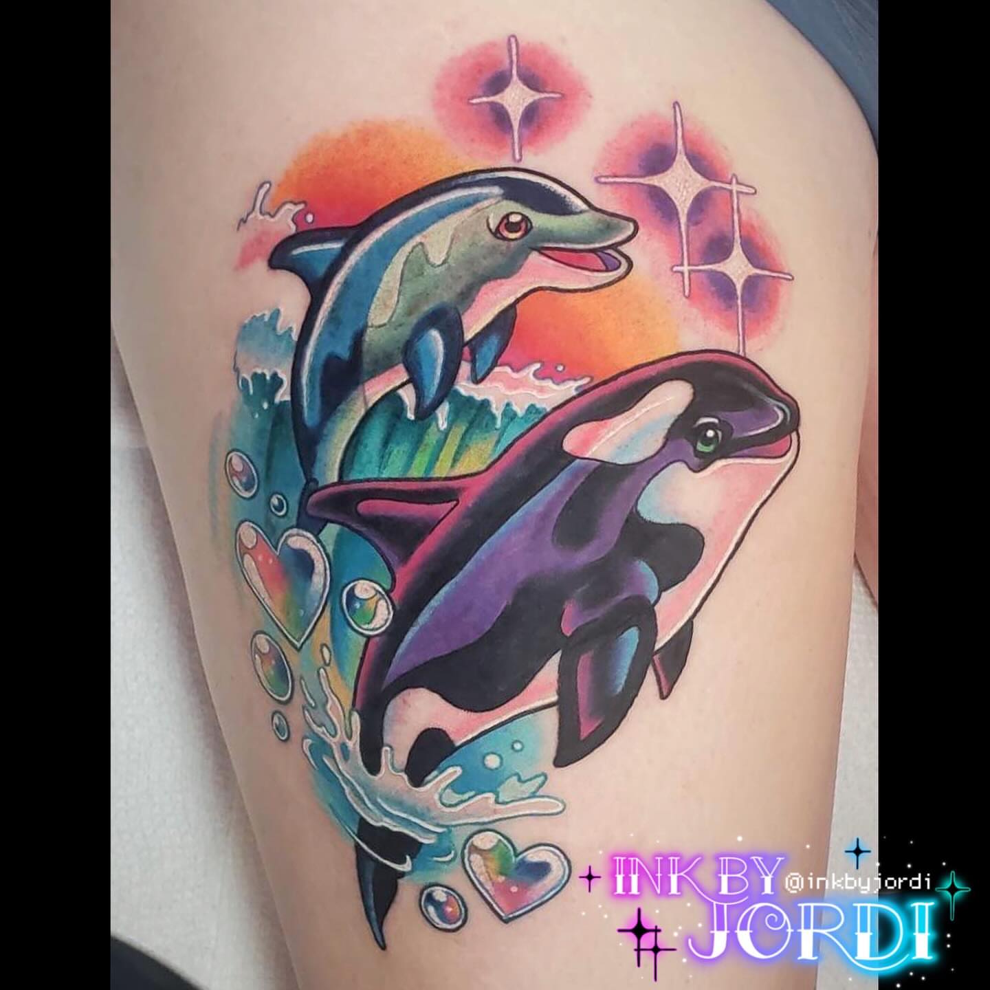 Tattoo by @inkbyjordi — new_school, watercolor