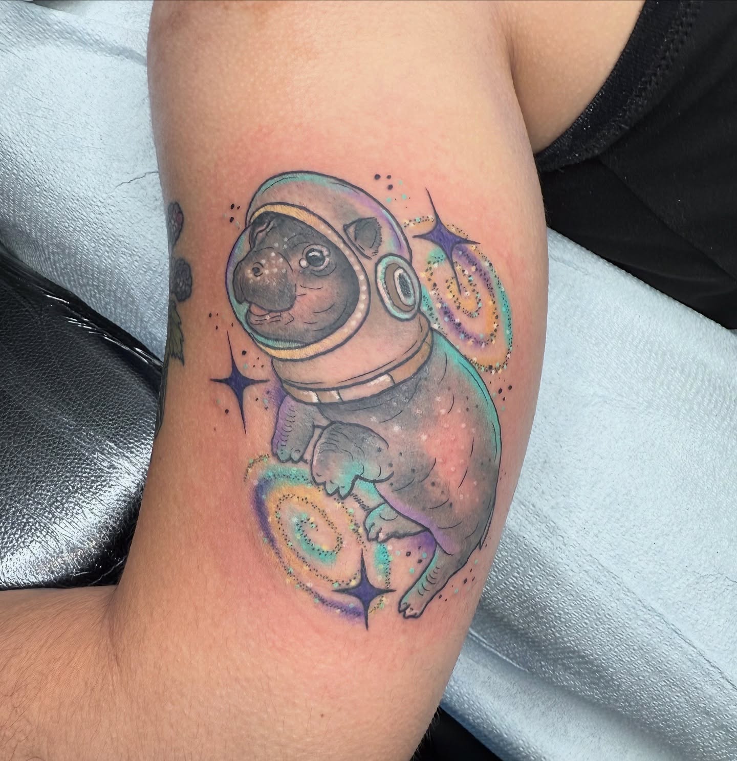 Tattoo by @caitlinstairstattoo โ dotwork, realism
