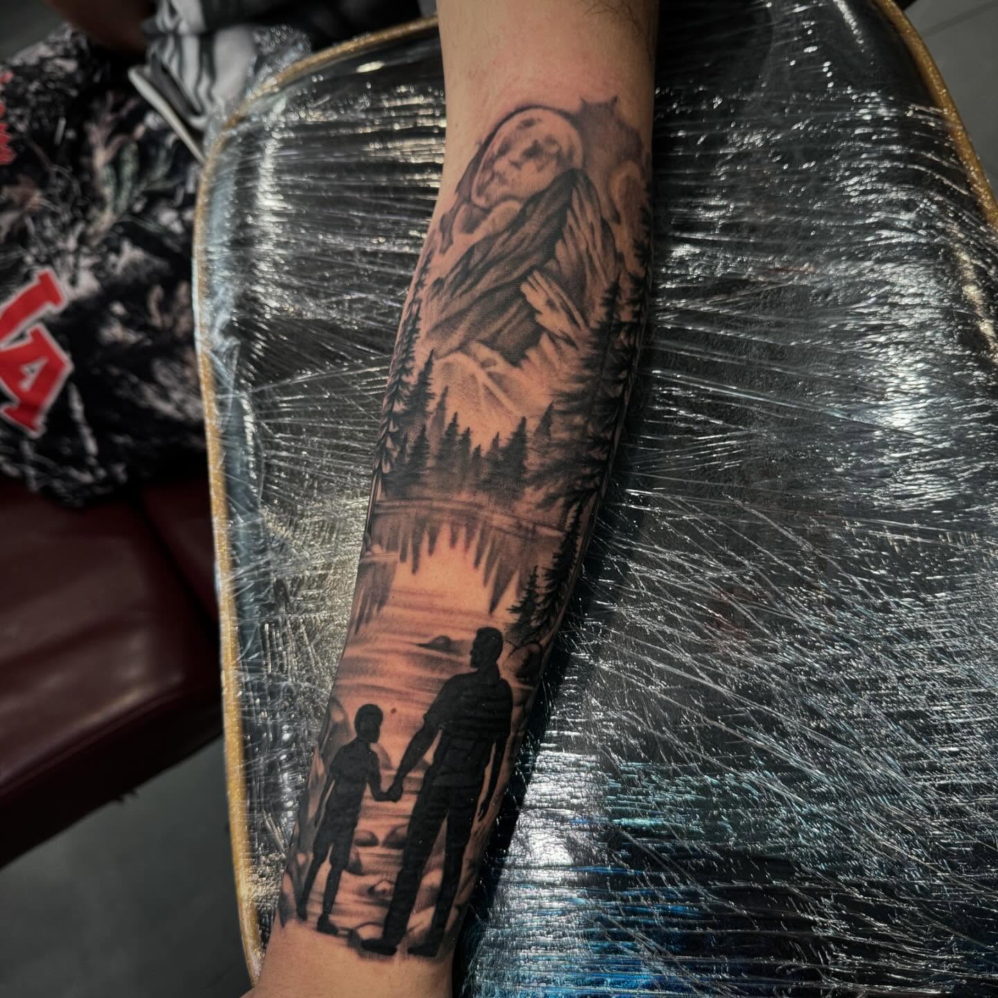 Tattoo by @ryanfuttart — black_and_grey, realism