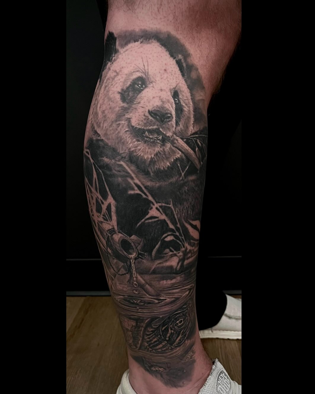 Tattoo by @maximiliantattoo — realism, black_and_grey