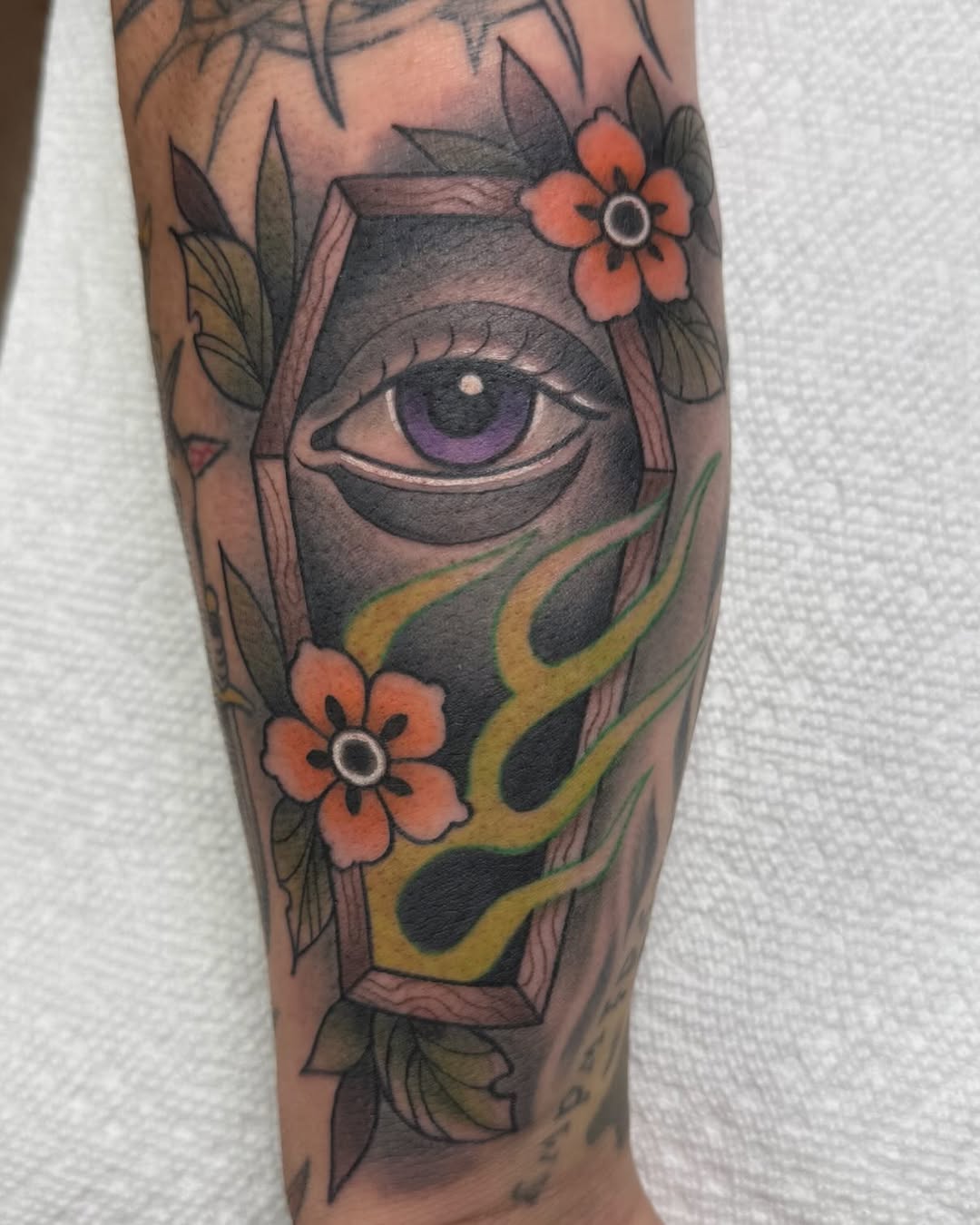 Tattoo by @sterling_tattoos — american_traditional, black_and_grey