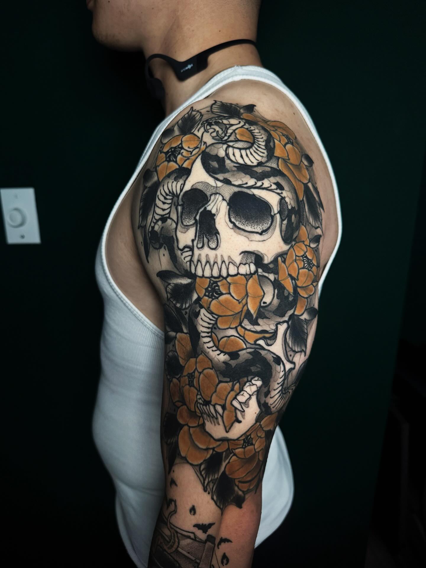 Tattoo by @yesitattoos — american_traditional, black_and_grey