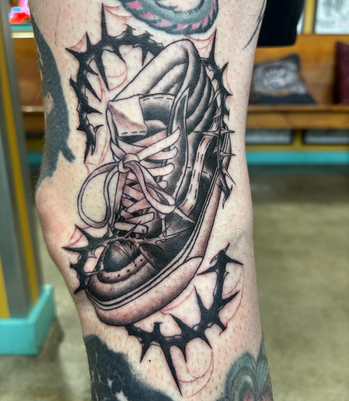 Tattoo by @gonzyiink_208 — black_and_grey, realism