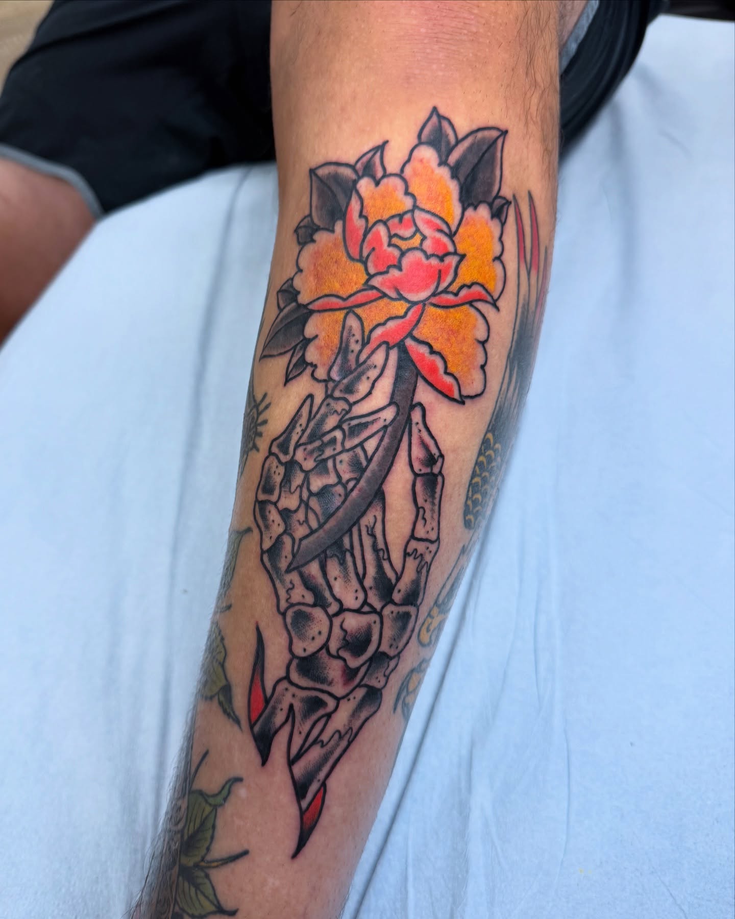 Tattoo by @me_my_self — american_traditional, dotwork