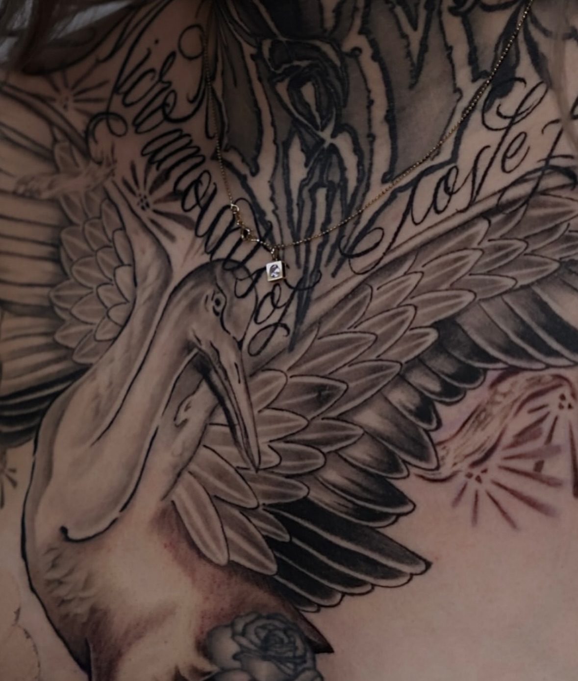 Tattoo by @kuropink_tattoo — black_and_grey