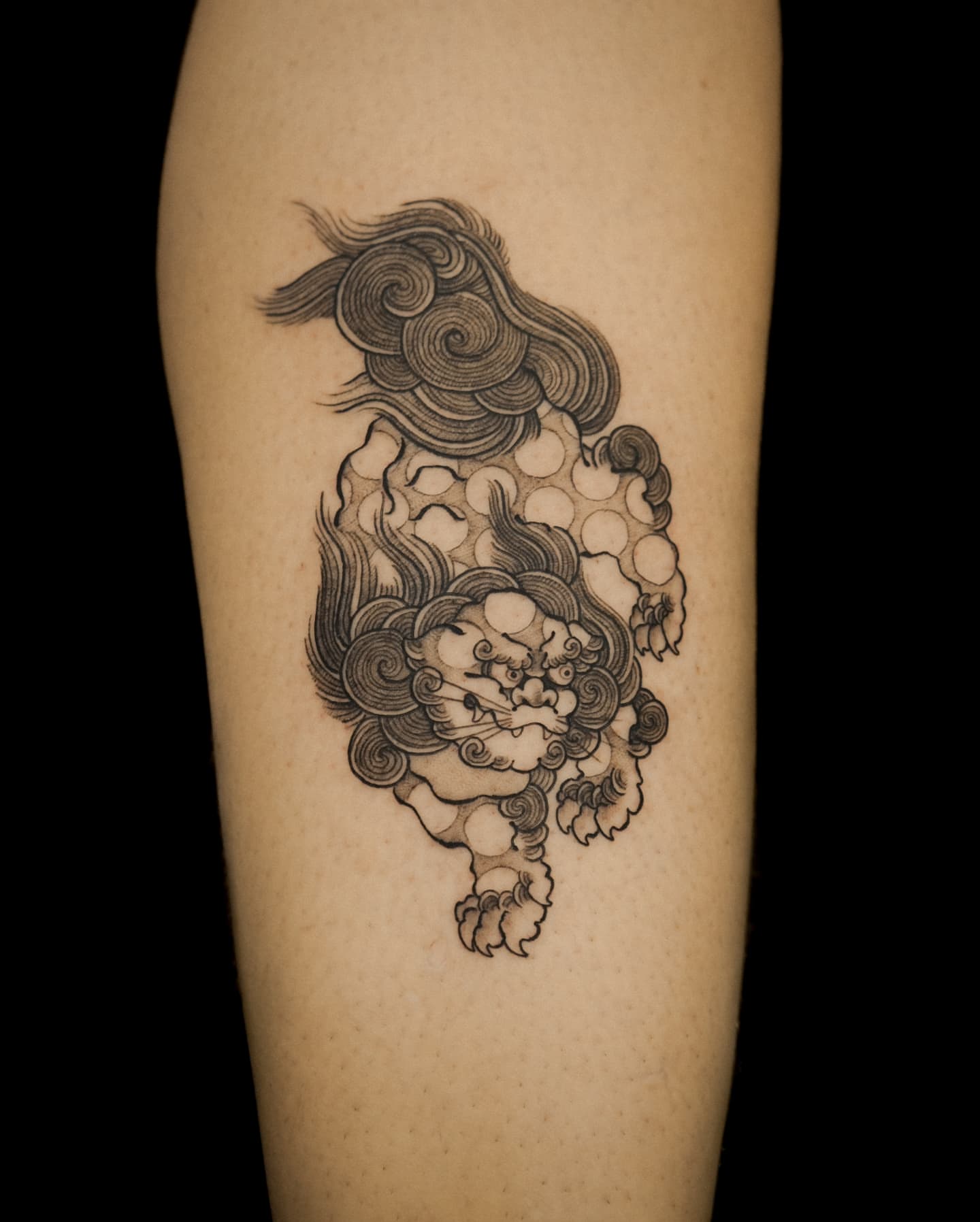 Cloud black and grey tattoo on the forearm by ๐ฏ๐๐๐๐ ๐ท๐๐๐๐