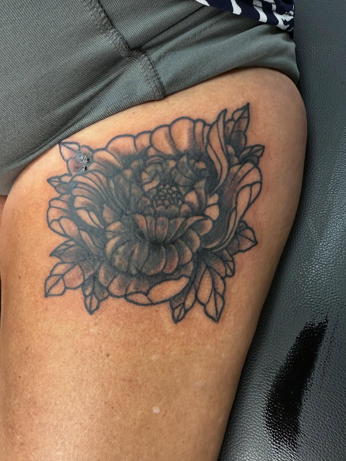 Tattoo by @seanhollandtat2 — black_and_grey