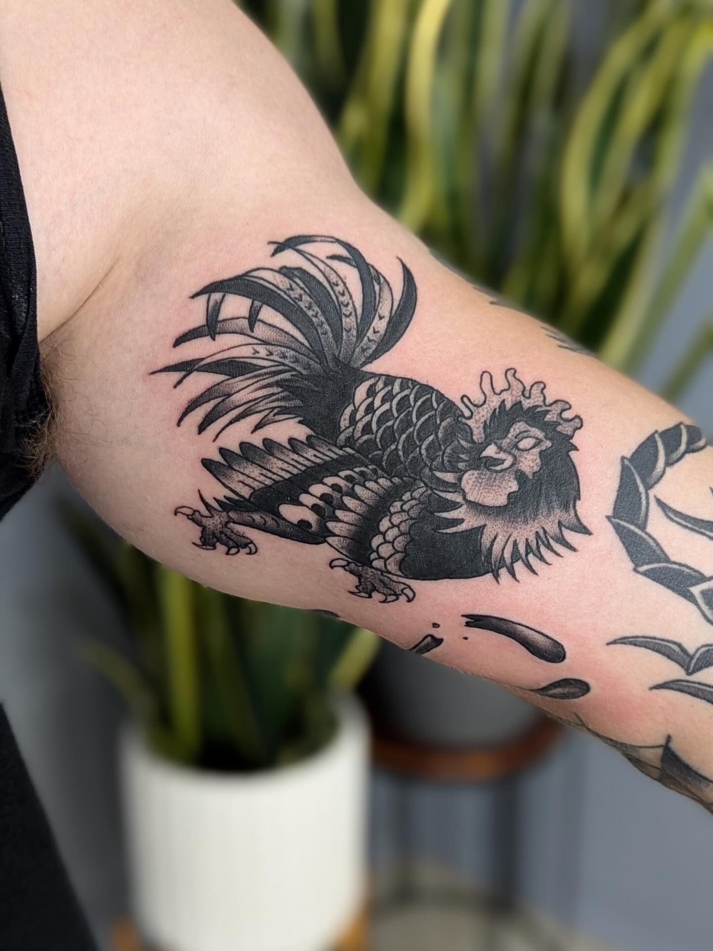 Tattoo by @tattoosbydustinb — black_and_grey
