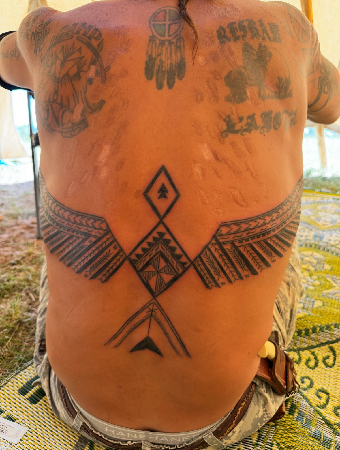 Tattoo by @suluape_siiliufau — tribal, geometric