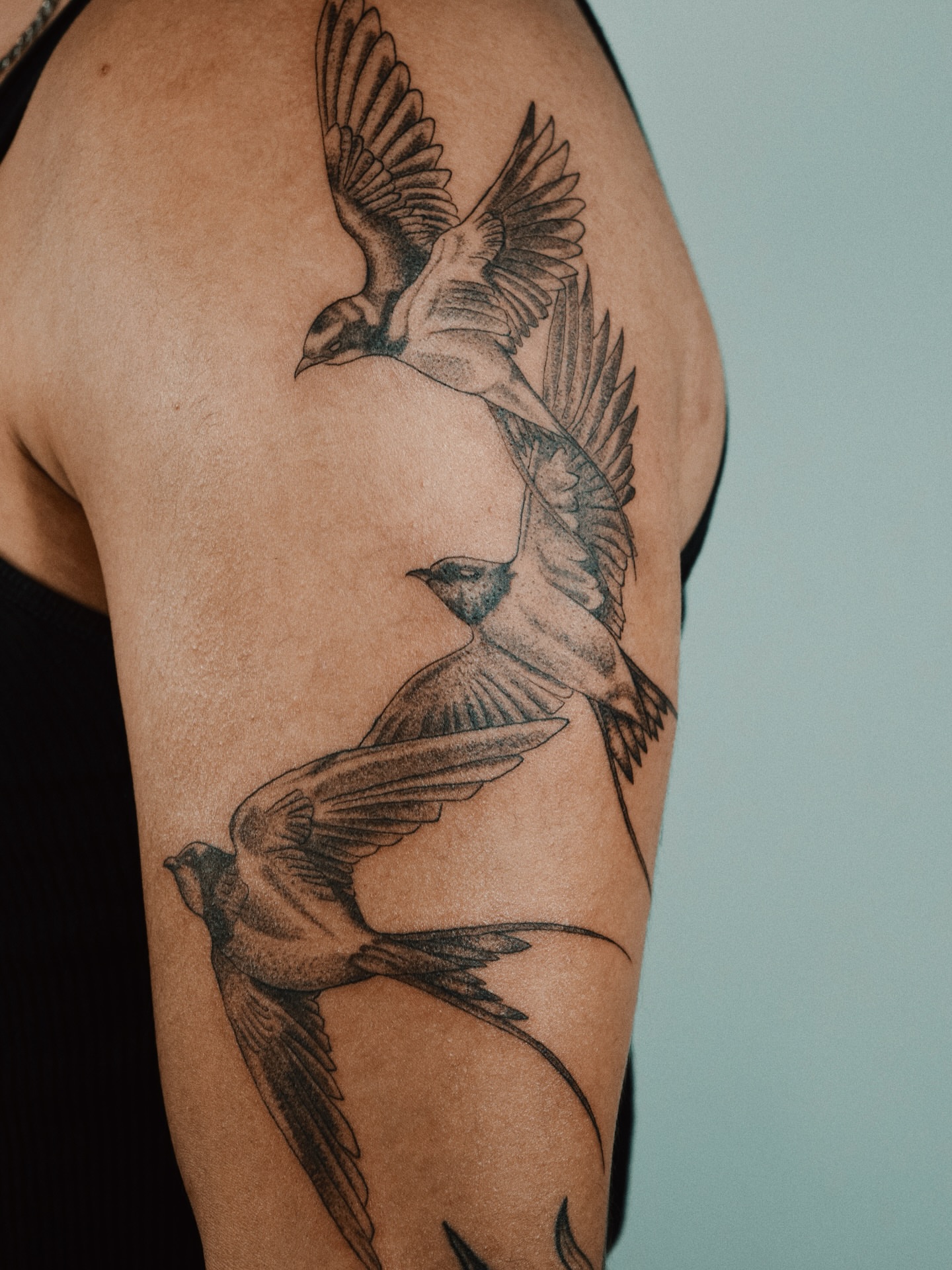Tattoo by @maalaacaaraa — black_and_grey