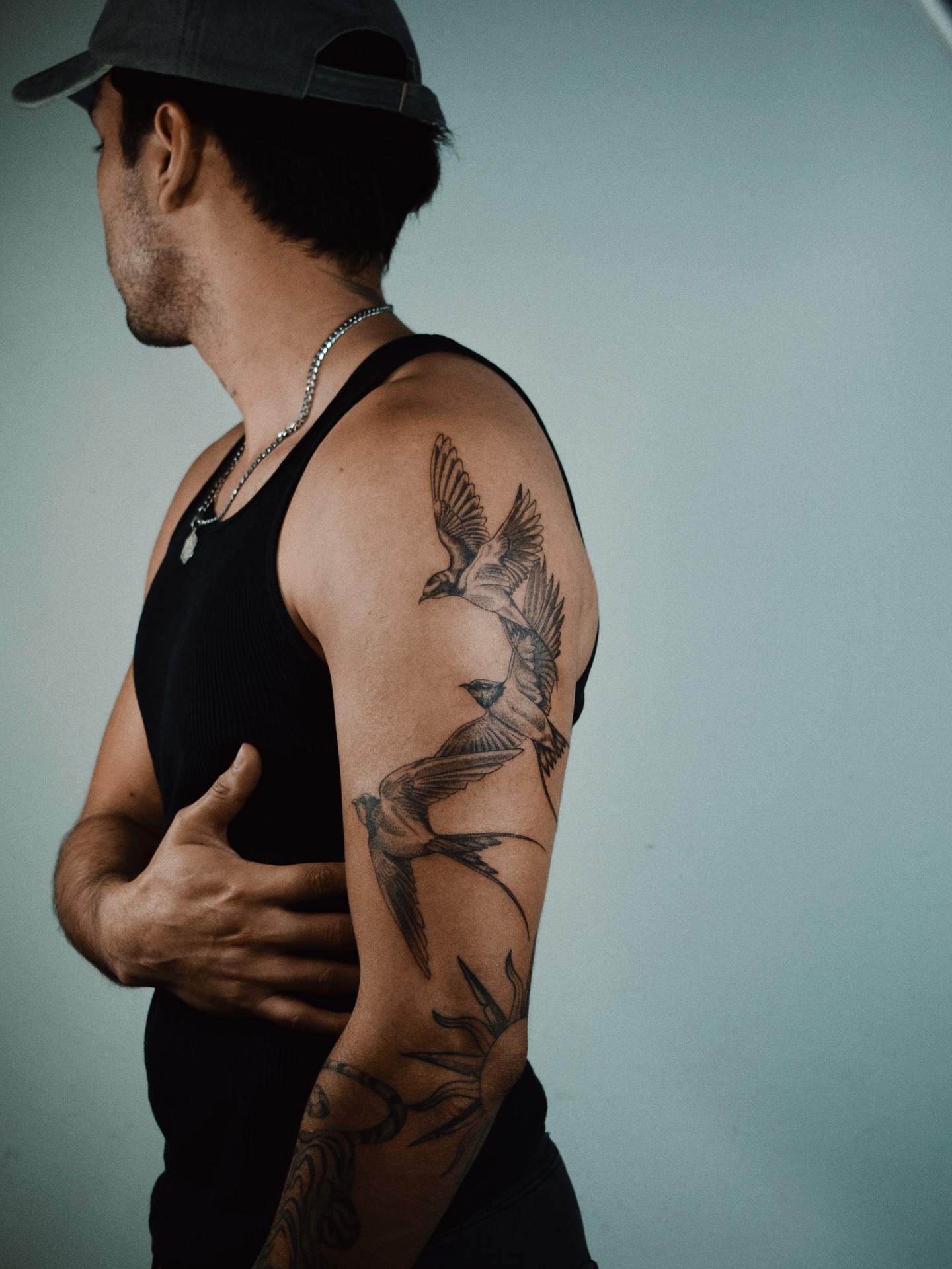 Tattoo by @maalaacaaraa — black_and_grey