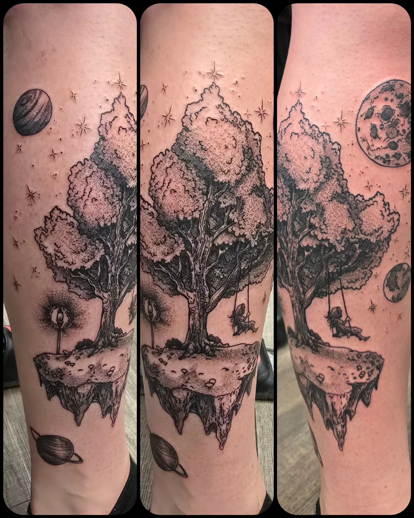 Tattoo by @cre8tionsink — dotwork, realism