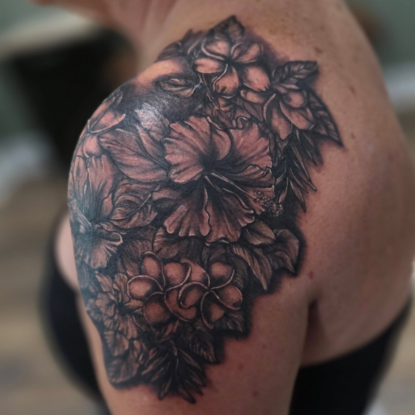 Tattoo by @cerberustattoos — black_and_grey