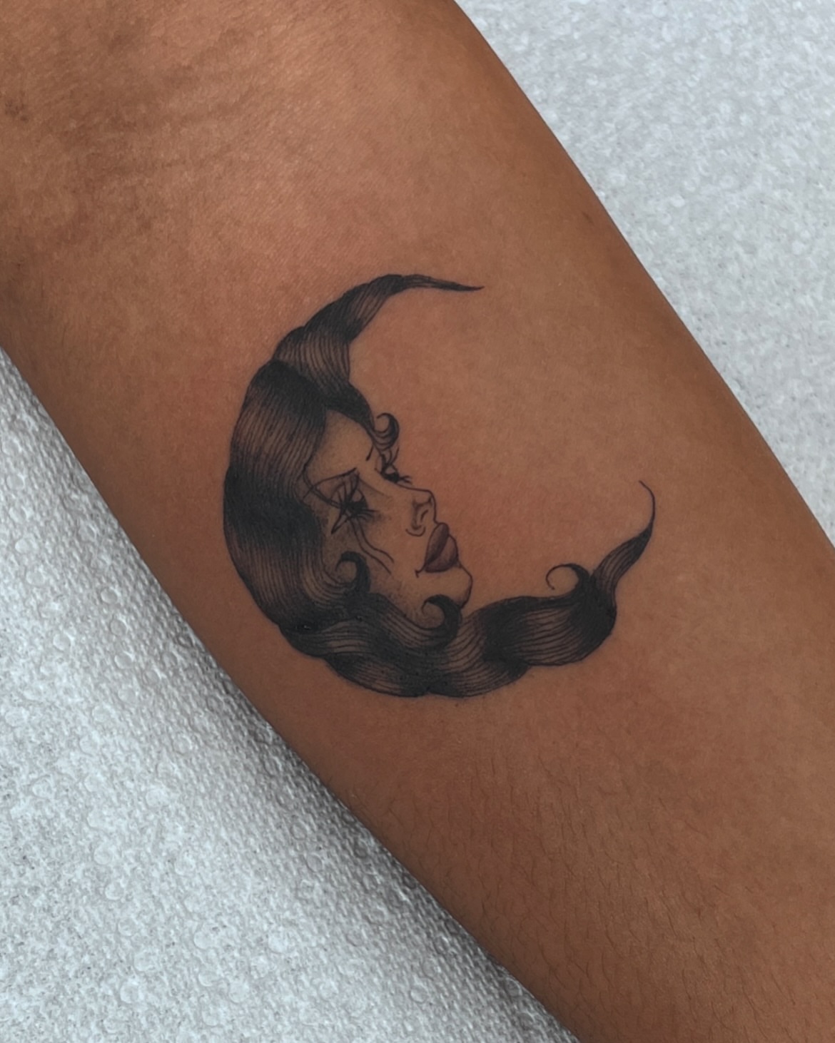 Tattoo by @ashleyworldpeace — black_and_grey