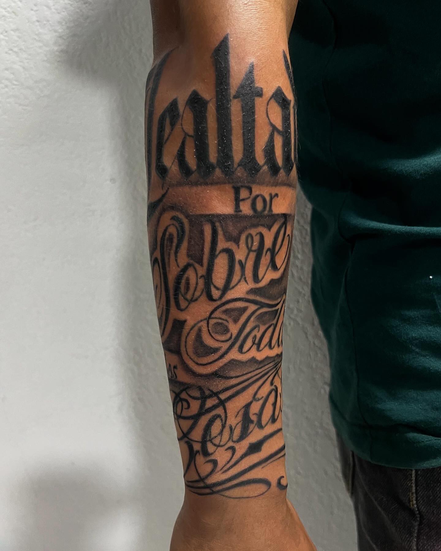 Tattoo by @alonso.rangel_ — lettering_script
