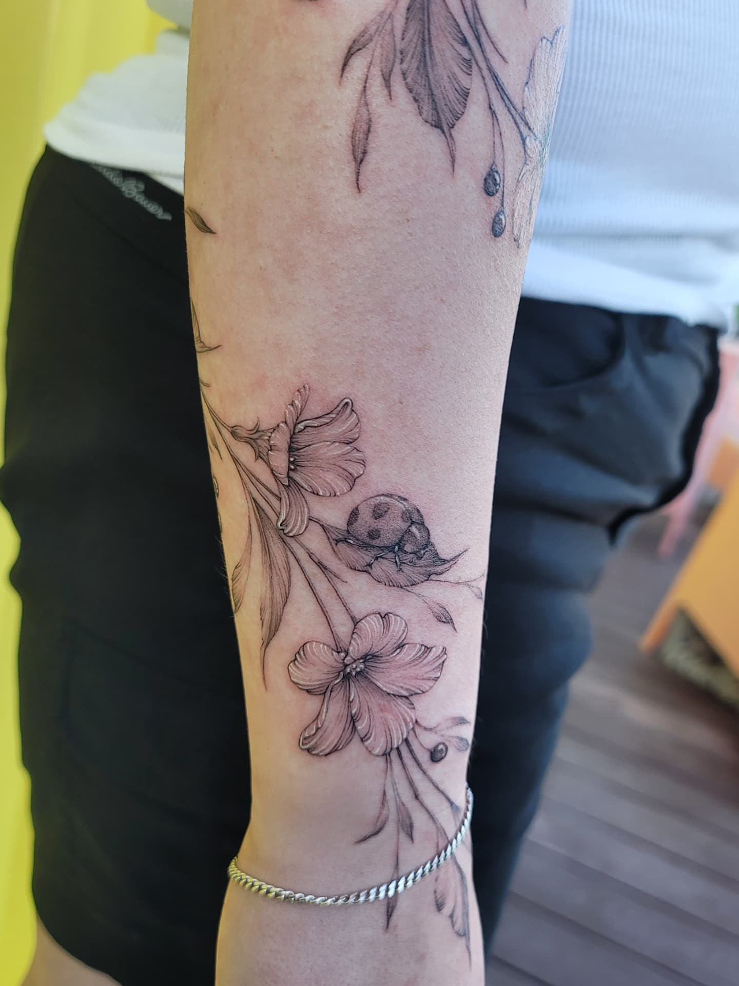 Tattoo by @asparagusnightmare — black_and_grey, realism