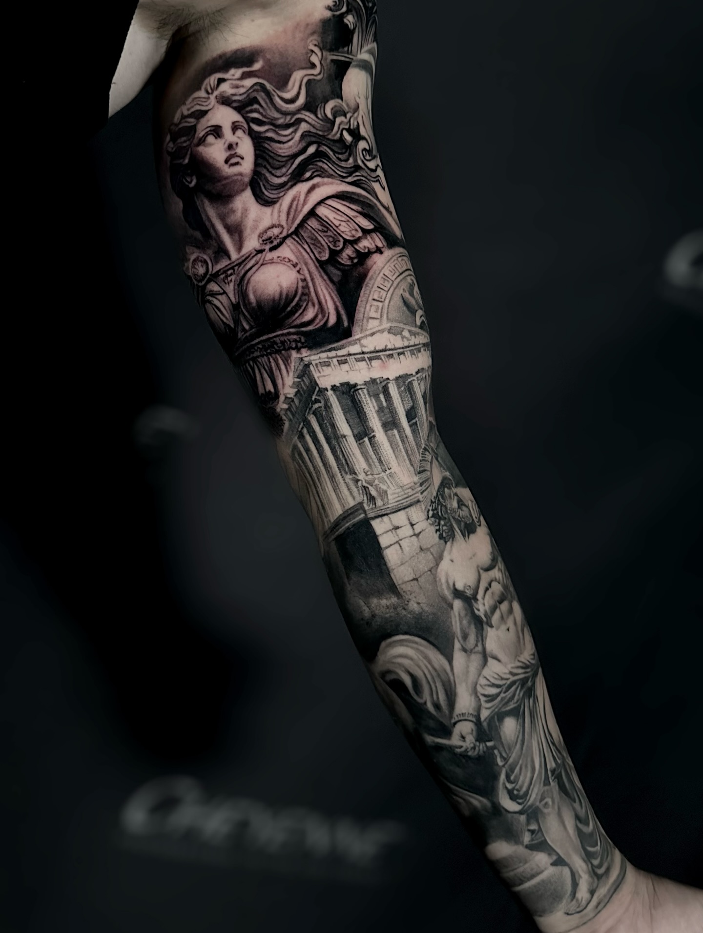 Tattoo work at Villain Arts – Houston