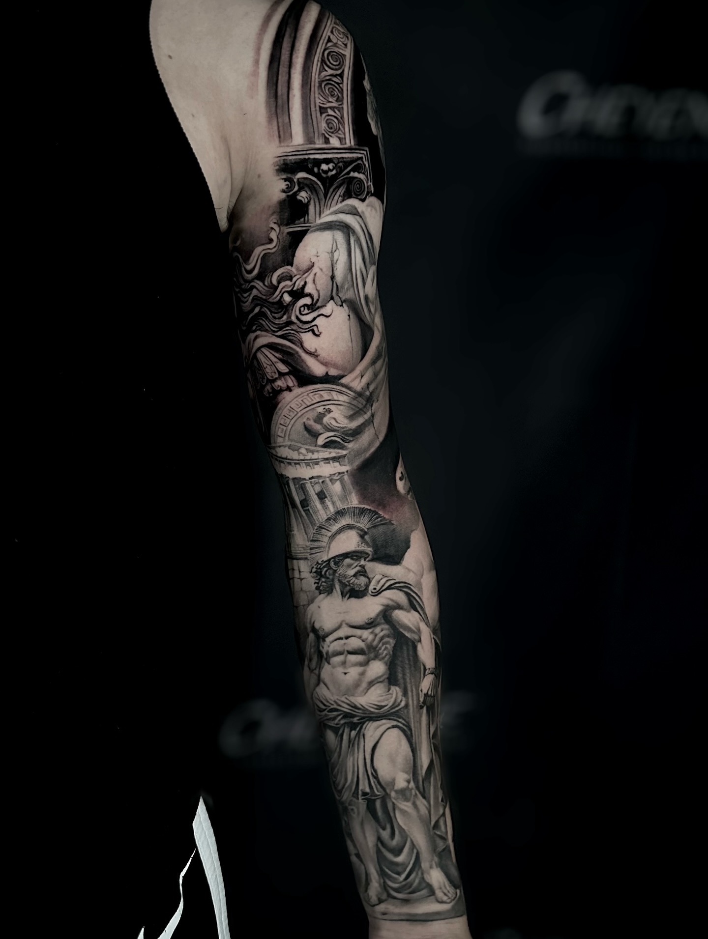 Tattoo work at Villain Arts – Houston