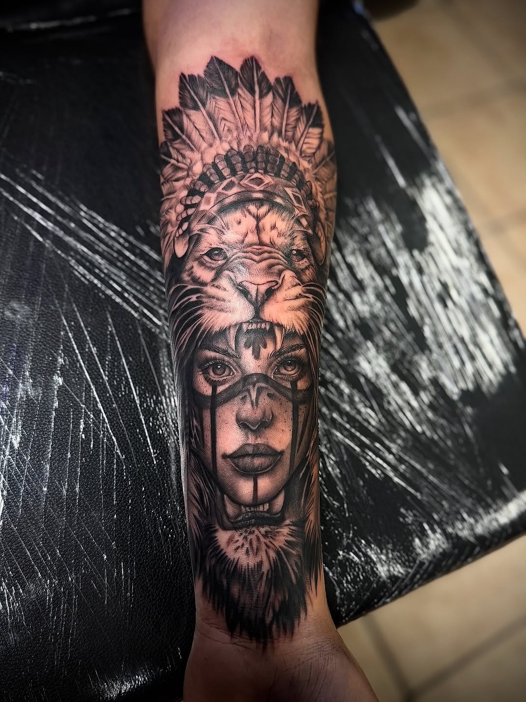 Tattoo by @alv13ink โ realism, black_and_grey