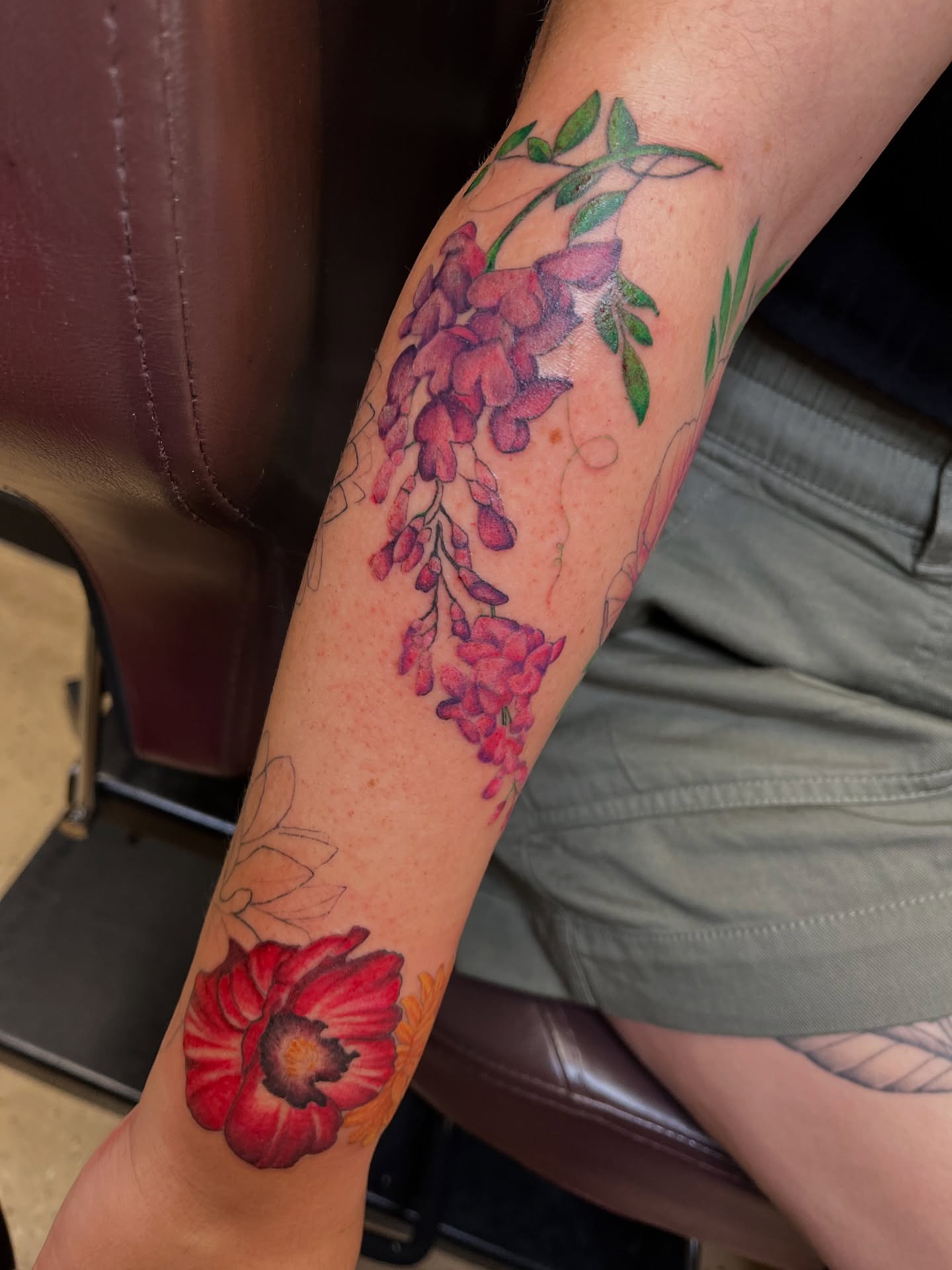 Tattoo by @made_by_mathis — watercolor