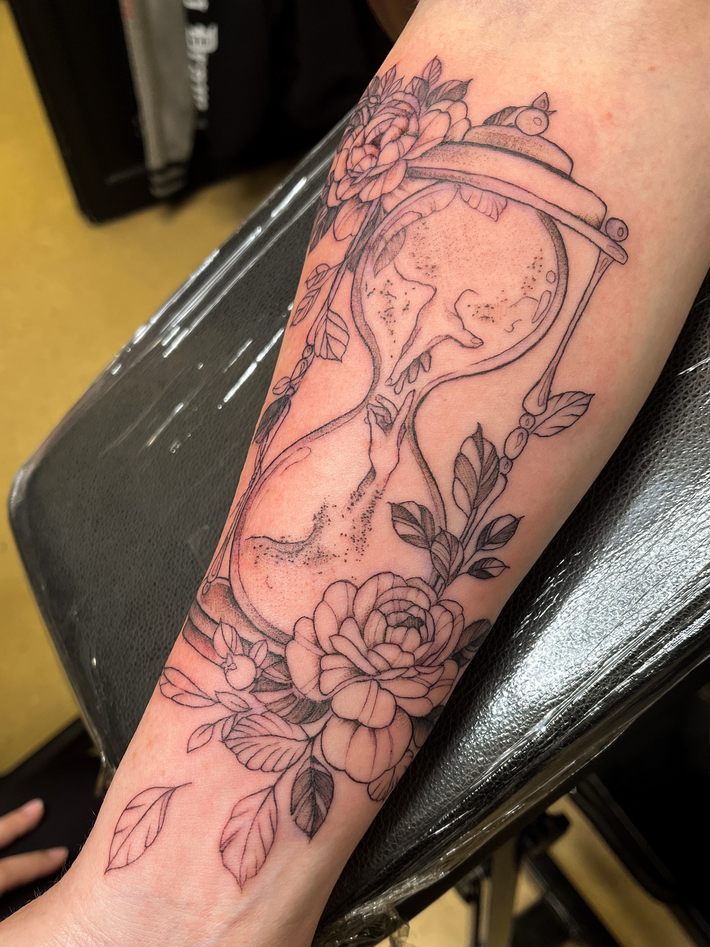 Tattoo by @made_by_mathis — black_and_grey